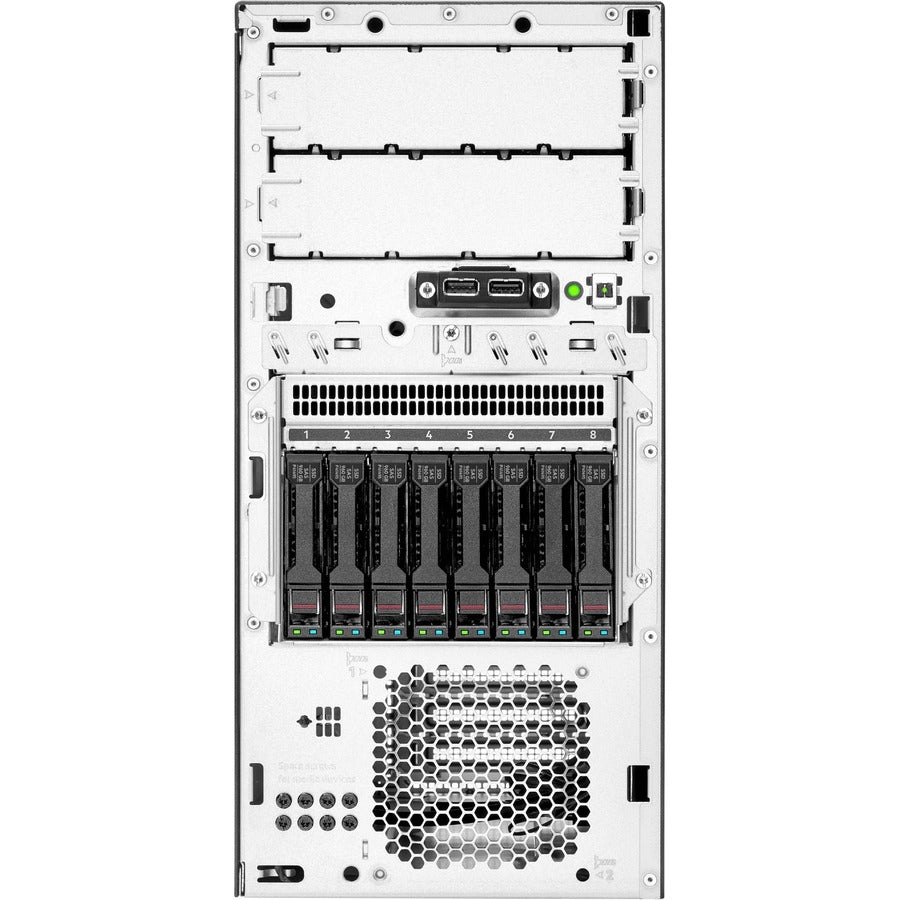 HPE ProLiant ML30 G10 Plus 4U Tower Server - 1 x Intel Xeon E-2314 2.80 GHz - 16 GB RAM - Serial ATA Controller P44718-001