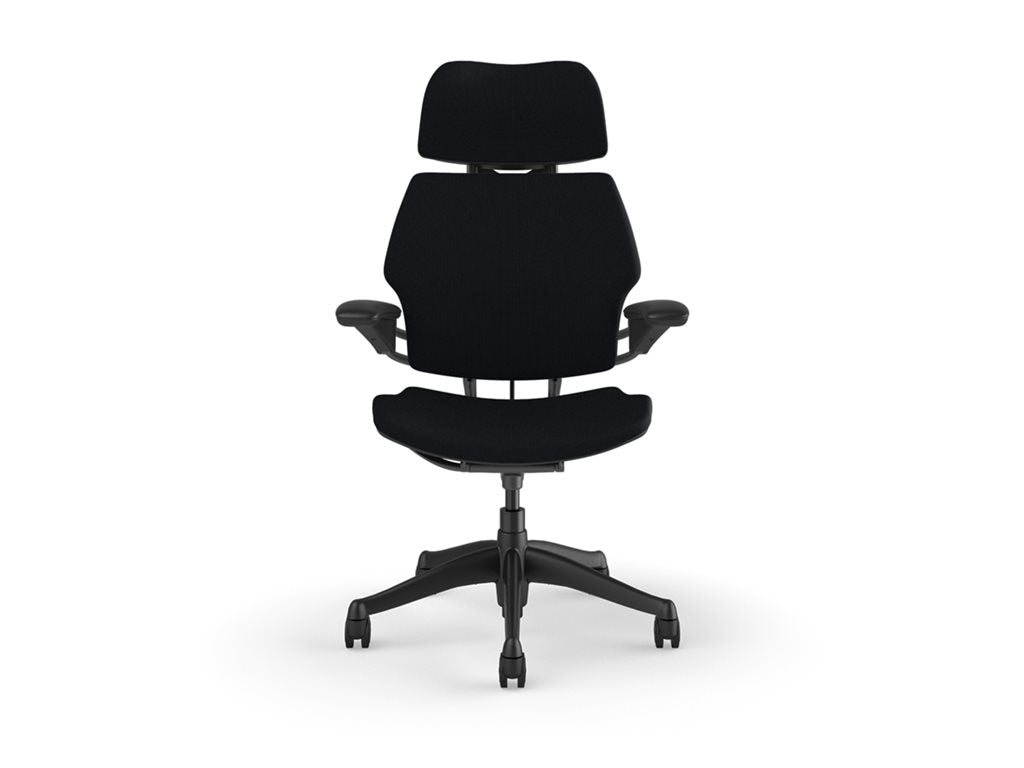 Humanscale Freedom - Chair - task - ergonomic - armrests - tilt - swivel - Corde 4 - black F211GCF10XFSHNSC
