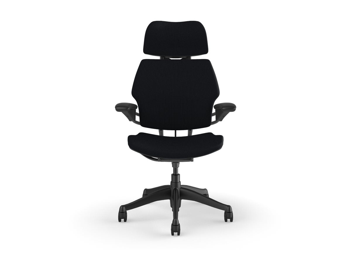 Humanscale Freedom - Chair - task - ergonomic - armrests - tilt - swivel - Corde 4 - black F211GCF10XFSHNSC