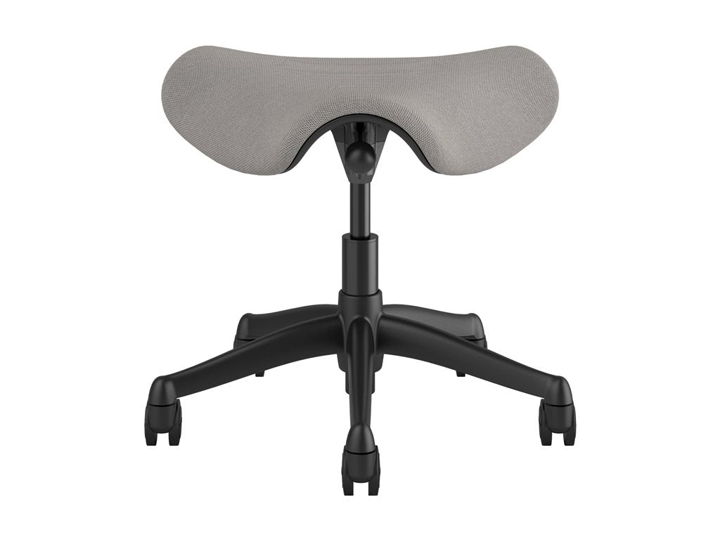 Humanscale Freedom - Stool - ergonomic - saddle - swivel - Corde 4 fabric - black F300GCF10FTHCSC