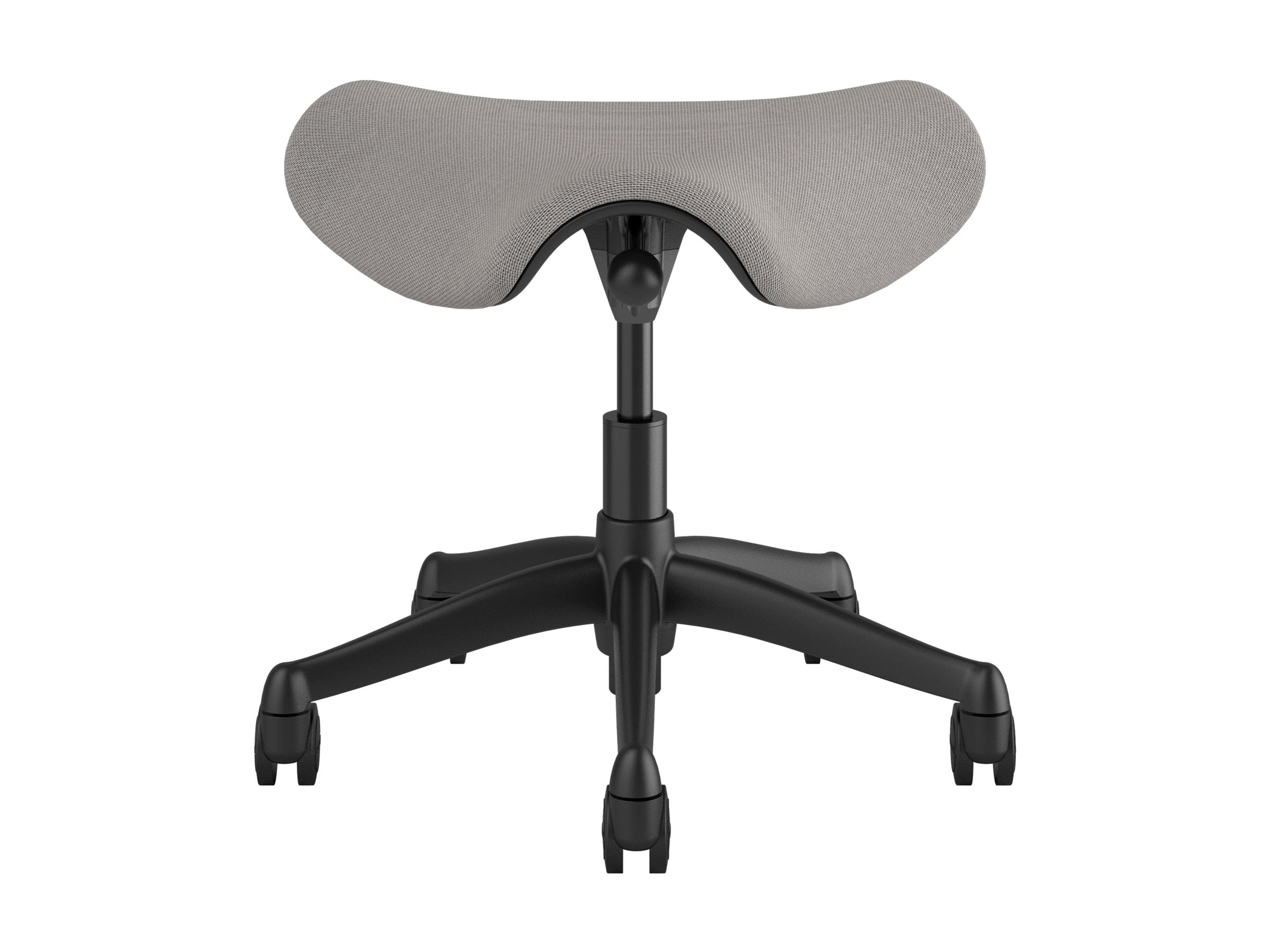 Humanscale Freedom - Stool - ergonomic - saddle - swivel - Corde 4 fabric - black F300GCF10FTHCSC
