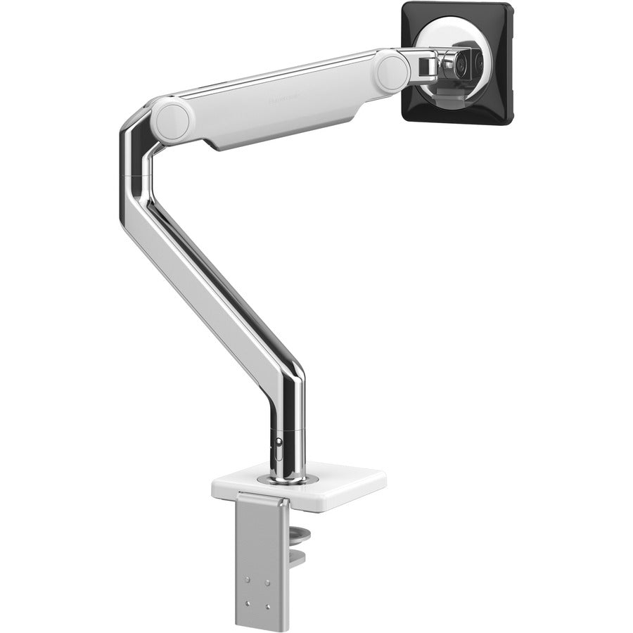 Humanscale M21CMWBTB Clamp Mount for Monitor - Polished Aluminum, White - Height