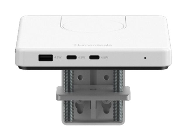 Humanscale M/Connect 3 MPower - Hub - north american plug style - 3 x USB-C + 2 x USB - clamp-mountable TM31CN-WNA
