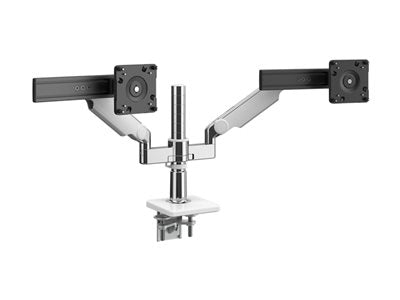 Humanscale M/FLEX M2.1 - Mounting kit (clamp mounting base, VESA adapter (black), dynamic link, dynamic arm) - for 2 LCD displays X22SBW