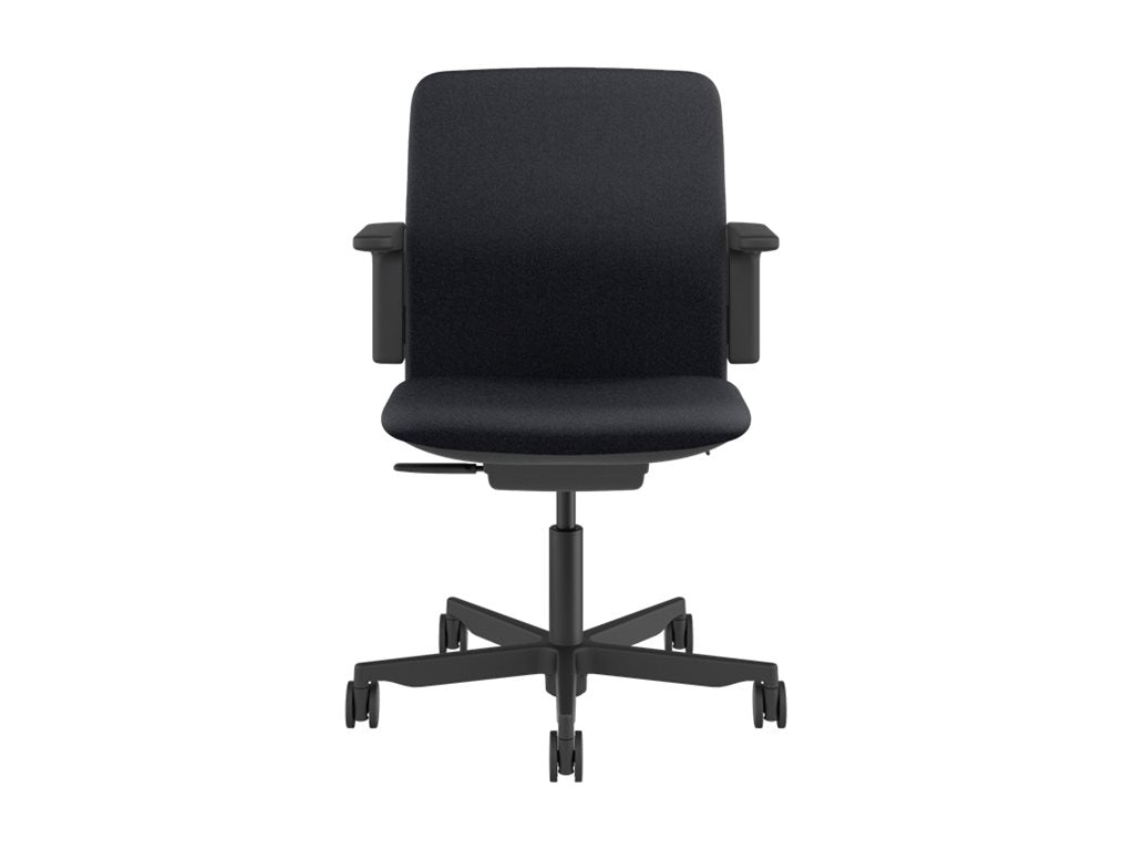 Humanscale Path - Chair - armrests - FormSense Eco Knit textile - black PT11BKT10