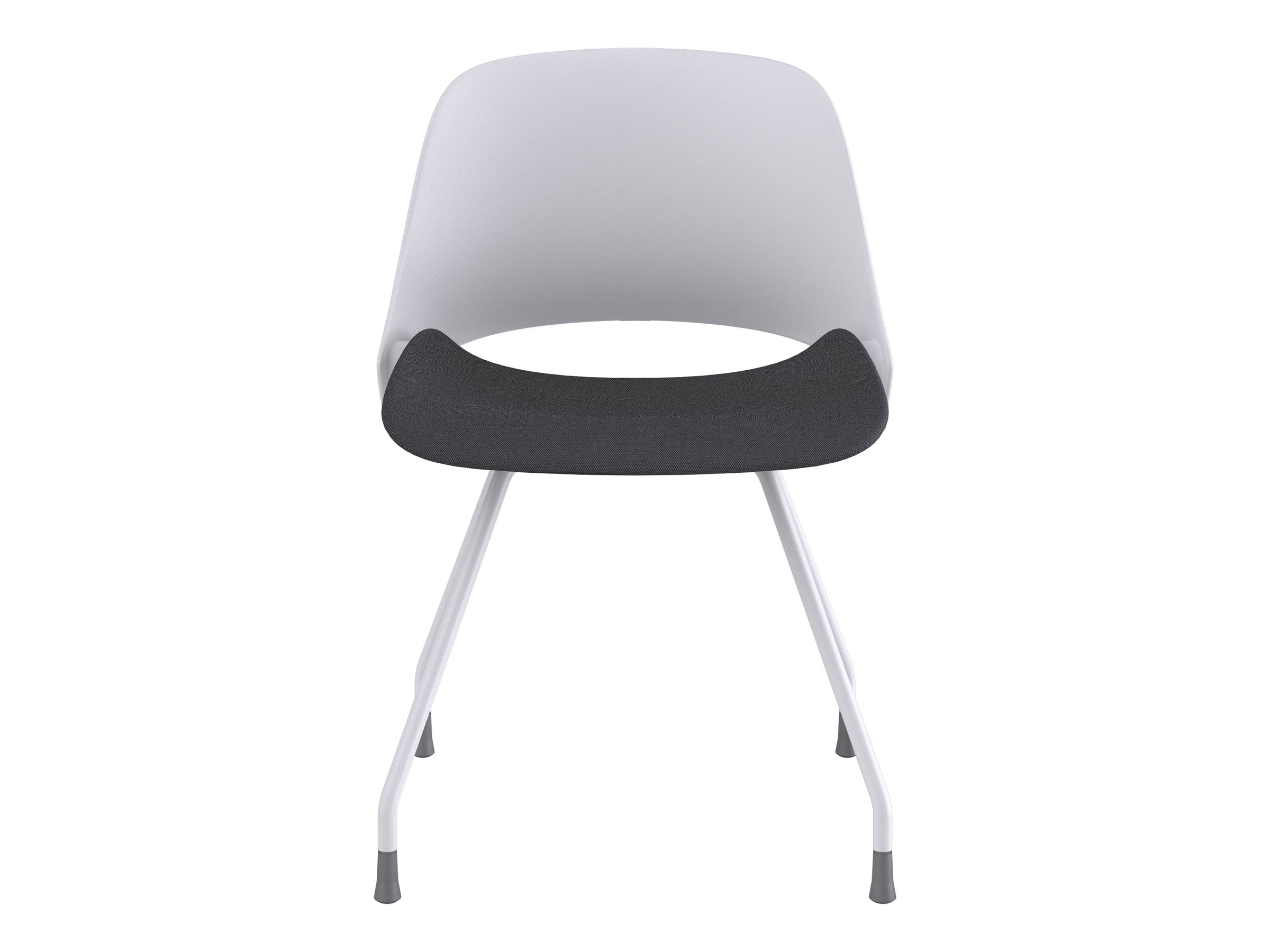 Humanscale Trea - Chair - ergonomic - Fourtis textile, nylon - black, white T100WWWFT12-G-