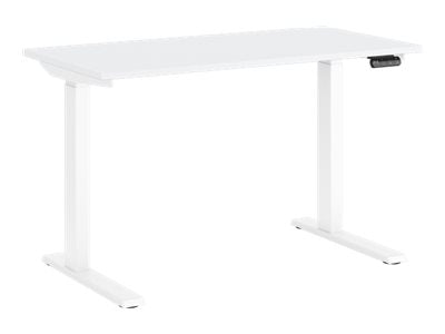 Humanscale eFloat Go - Sit/standing desk - rectangular - electric height adjustment - white - white base FTR2448WH_FG1224DW
