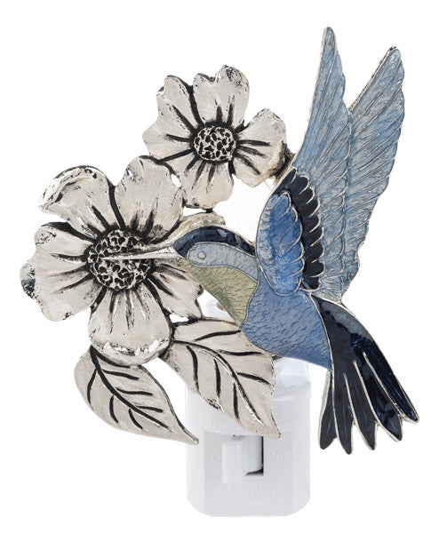 Hummingbird Nightlight - Zinc