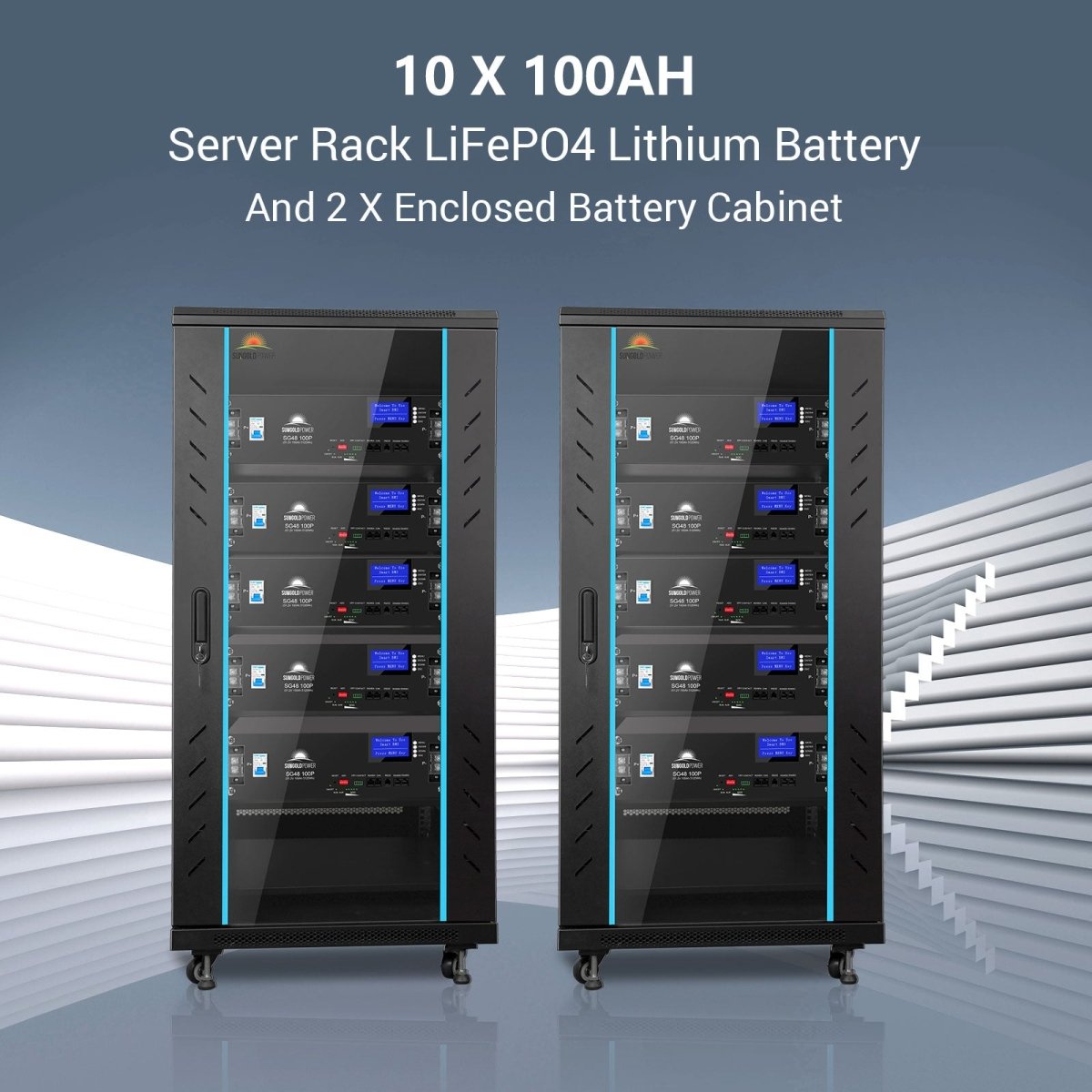 Hybrid Solar Kit 11.4KW 48V Split Phase 20.48KWH/51.2KWH Lithium Battery 450 Watt Solar Panel SGH-11N2E/ SGH-11N5E