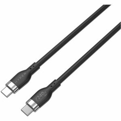 HyperJuice 240W Silicone USB-C Cable (3ft/1m) - Black