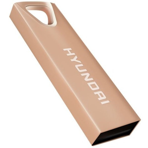 Hyundai Bravo Deluxe 16GB High Speed Fast USB 2.0 Flash Memory Drive Thumb Drive Metal, Rose Gold U2BK/16GARG