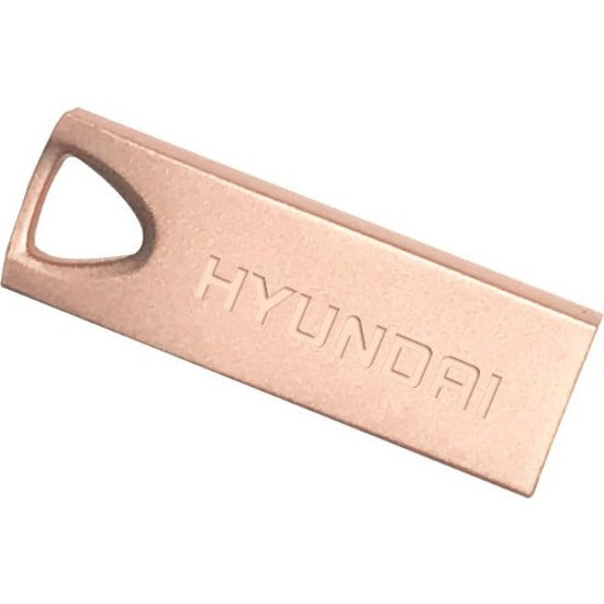 Hyundai Bravo Deluxe 16GB High Speed Fast USB 2.0 Flash Memory Drive Thumb Drive Metal, Rose Gold U2BK/16GARG
