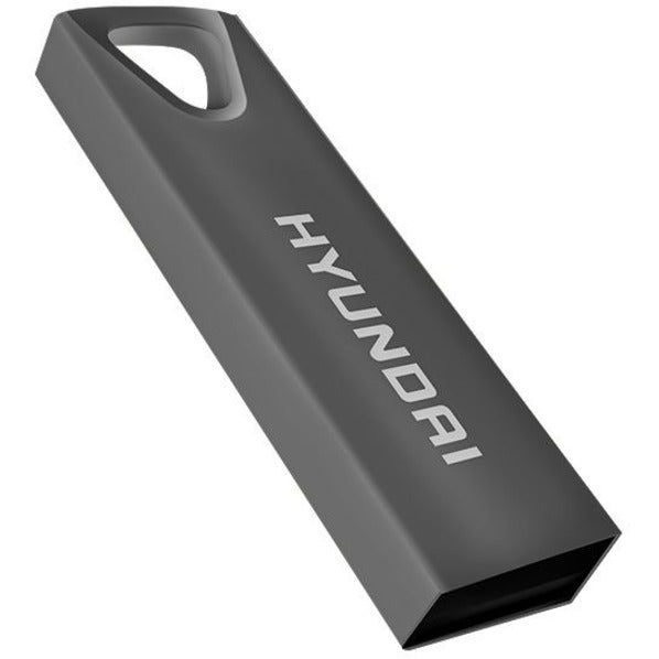 Hyundai Bravo Deluxe 16GB High Speed Fast USB 2.0 Flash Memory Drive Thumb Drive Metal, Space Grey U2BK/16GASG