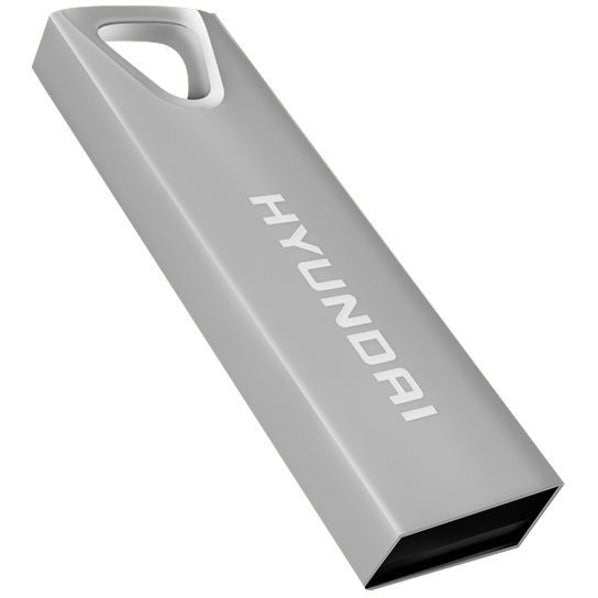 Hyundai Bravo Deluxe 32GB High Speed Fast USB 2.0 Flash Memory Drive Thumb Drive Metal, Silver U2BK/32GAS