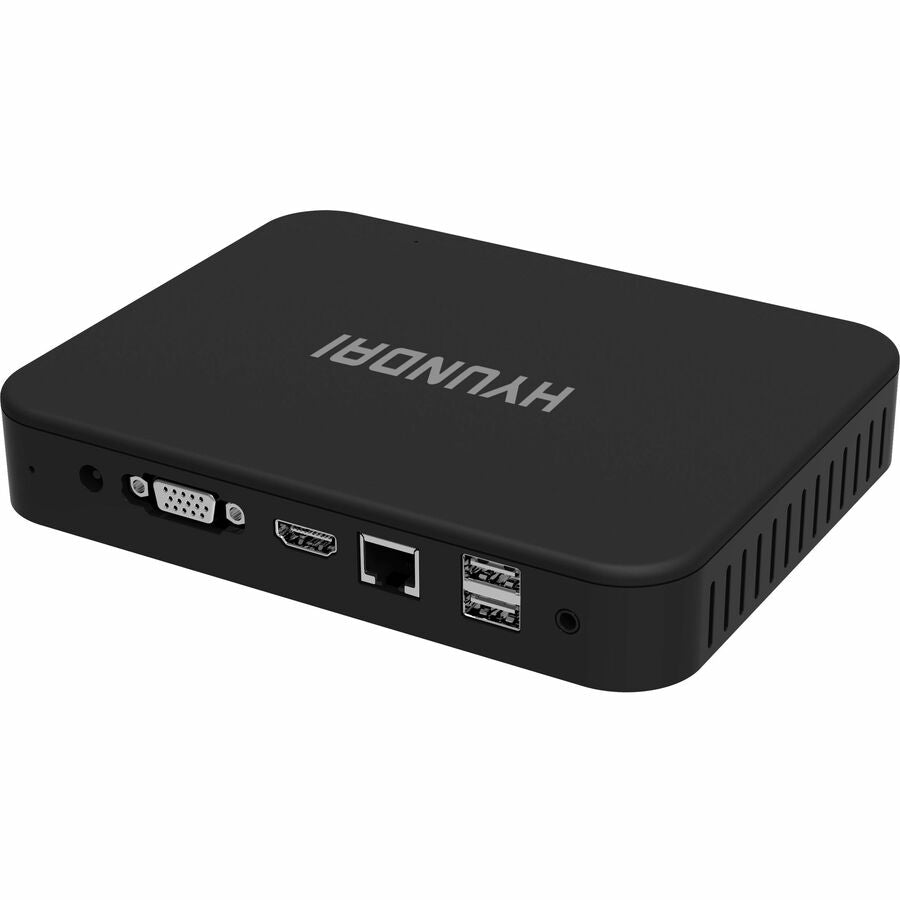 Hyundai Mini PC, Intel Celeron N4020, 4GB DDR4, 64GB Storage, Expandable 2.5 SATA HDD and M.2 SSD Slot HTN4020MPC