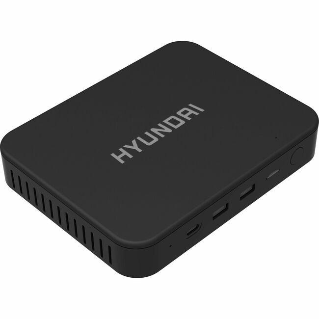Hyundai Mini PC, Intel Celeron N4020, 4GB DDR4, 64GB Storage, Expandable 2.5 SATA HDD and M.2 SSD Slot HTN4020MPC
