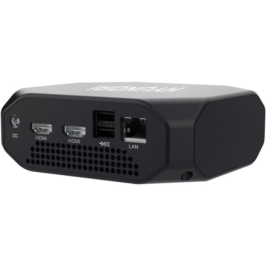 Hyundai Mini PC, Windows 10 Pro, Intel Core-i3, 8GB RAM, 256GB M.2 SSD, 2 HDMI Ports, Supports 2.5" SATA SSD Slot, VESA Mount Included, AC WiFi