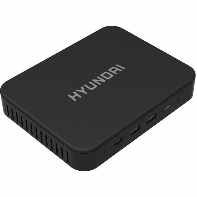 Hyundai Mini PC, Windows 11 Home, Intel N4020, 4GB RAM, 128GB Storage, Supports 2.5 SATA & M.2 SSD Slot HTN4020MPC02