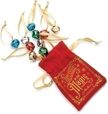 I Believe Bell Ornaments with Gift Bag - Set of 10