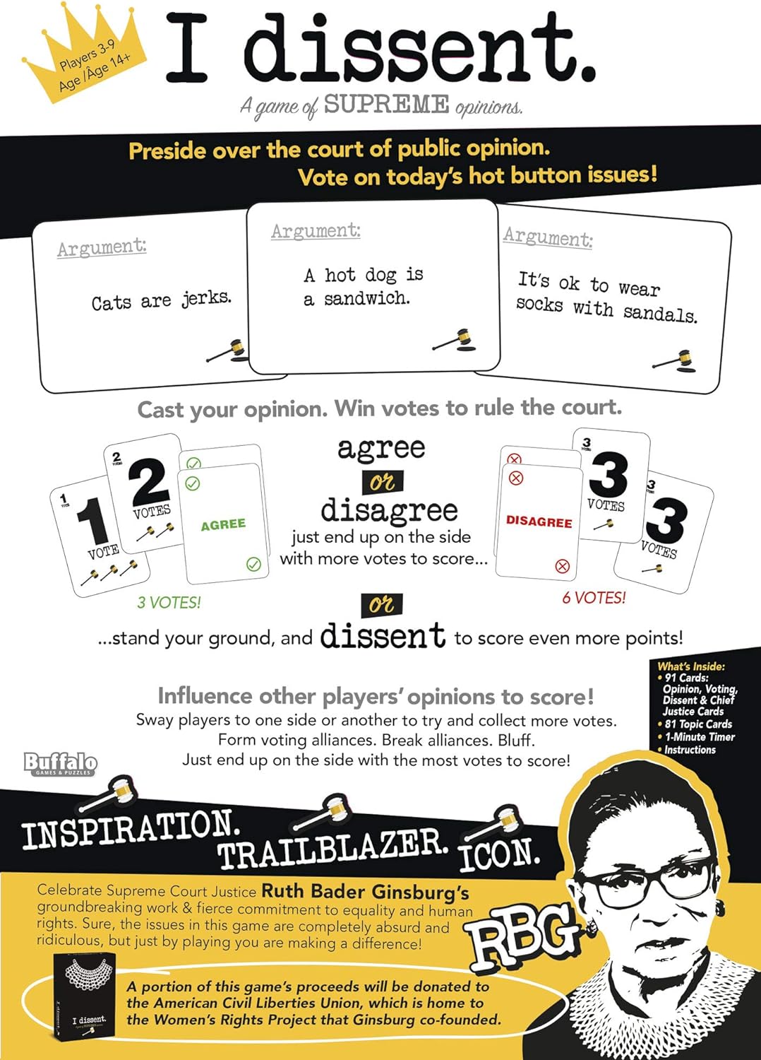 I Dissent Board Game