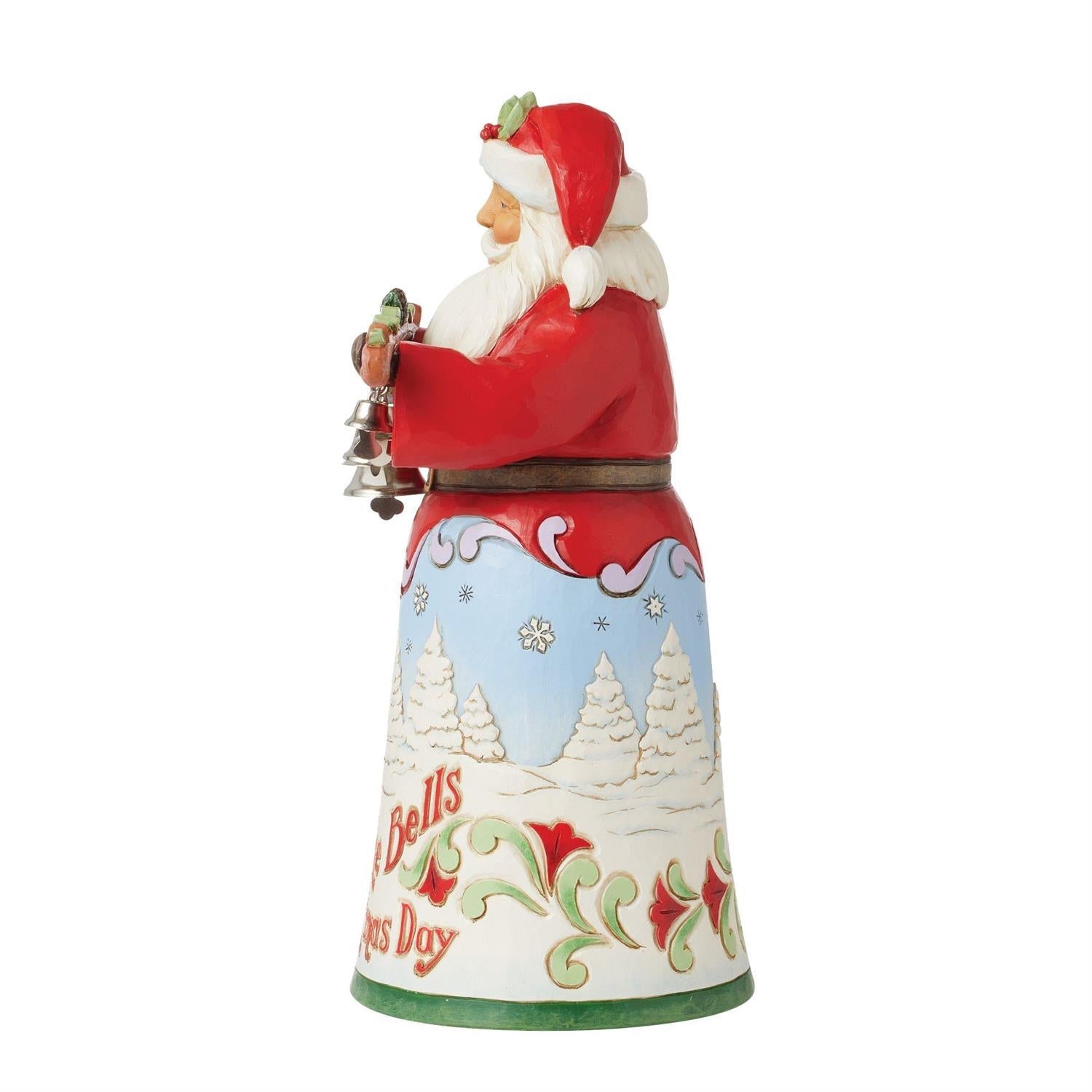 I Heard The Bells On Christmas Day - Santa Figurine