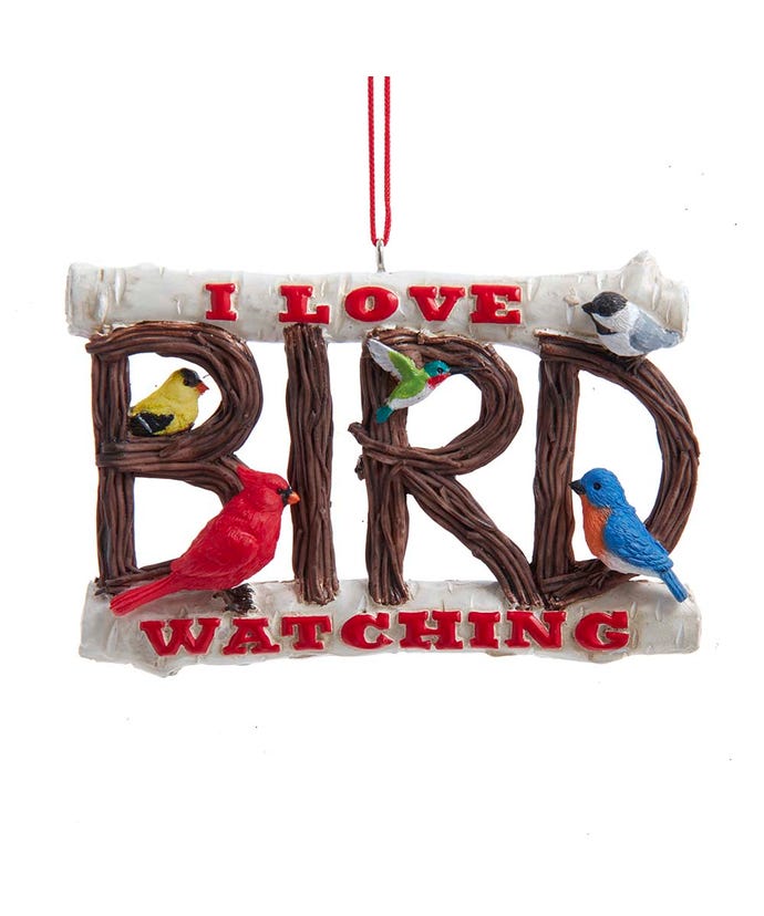 I Love Bird Watching - Ornament