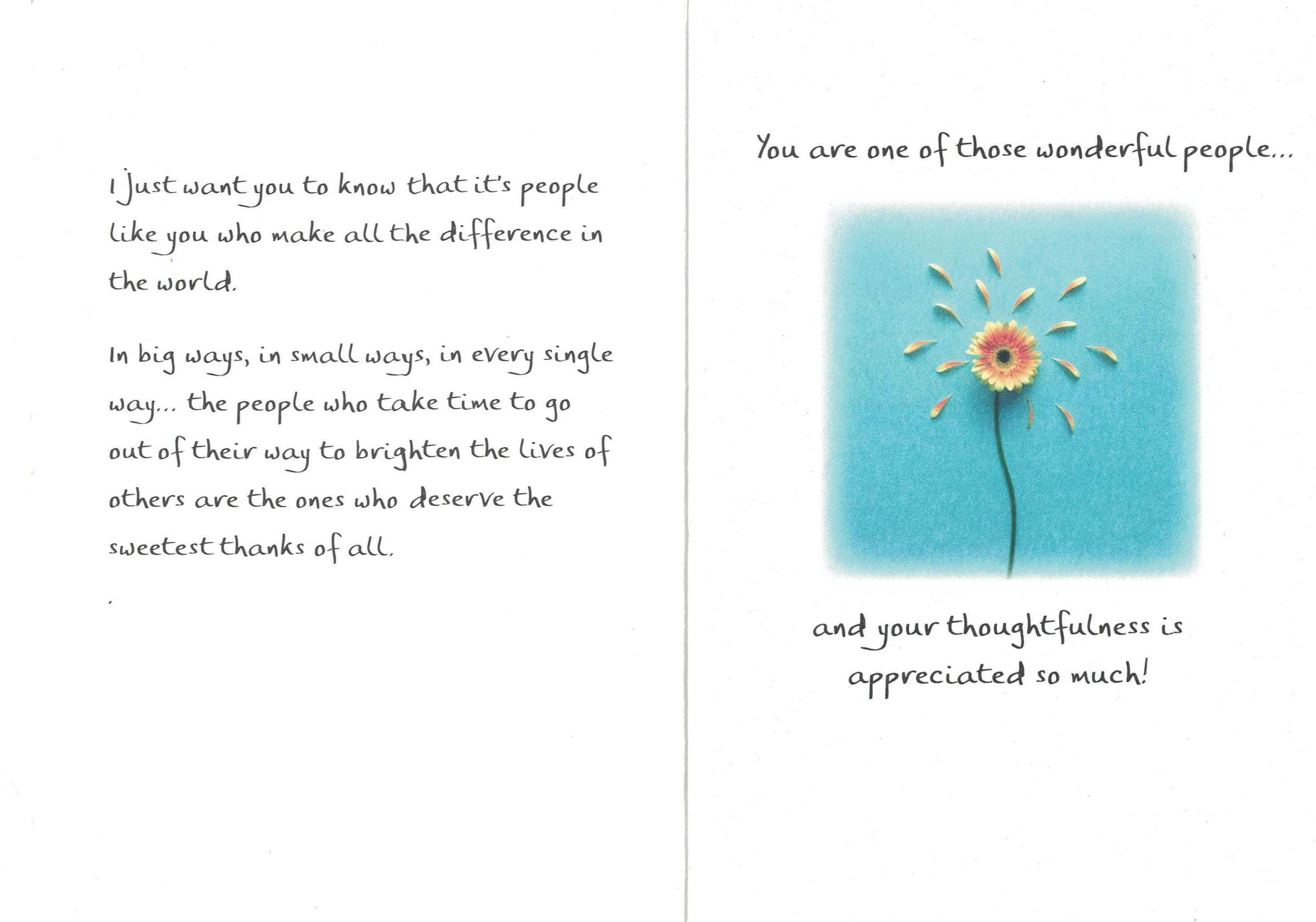 I Want to Thank You - Greeting Card