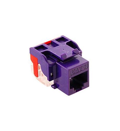 IC1078L6PR CAT6 JACK PURPLE EZ ICC-CAT6JACK-PR