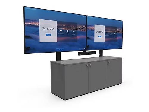 ICART iCartTX 3-Bay Credenza Dual Displays