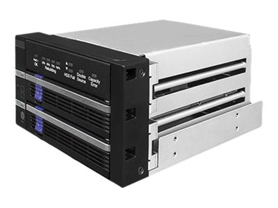 ICY DOCK FatCage MB901SPR-B - Internal RAID enclosure - 2.5 / 3.5" shared - SATA 6Gb/s - RAID 1 - SATA 6Gb/s - black