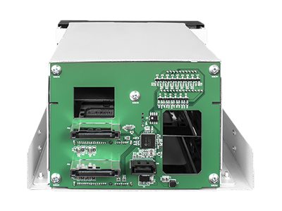 ICY DOCK FatCage MB901SPR-B - Internal RAID enclosure - 2.5 / 3.5" shared - SATA 6Gb/s - RAID 1 - SATA 6Gb/s - black