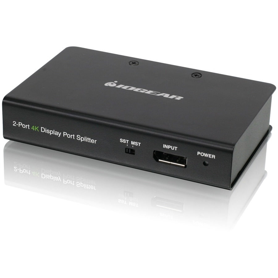 IOGEAR 2-Port DisplayPort 1.2 Cinema 4K Splitter & Multi-Monitor MST Hub w/Cables Kit GDPSP2KIT