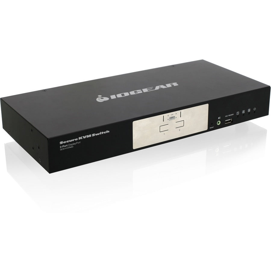 IOGEAR 2-Port DisplayPort Secure KVM Switch - NIAP Certified TAA Compliant | IOGEAR GCS1412TAA3