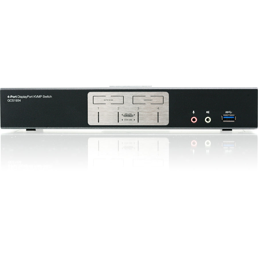 IOGEAR GCS1934 - 4-Port DisplayPort 1.2 KVMP Switch TAA Compliant | TechSoft