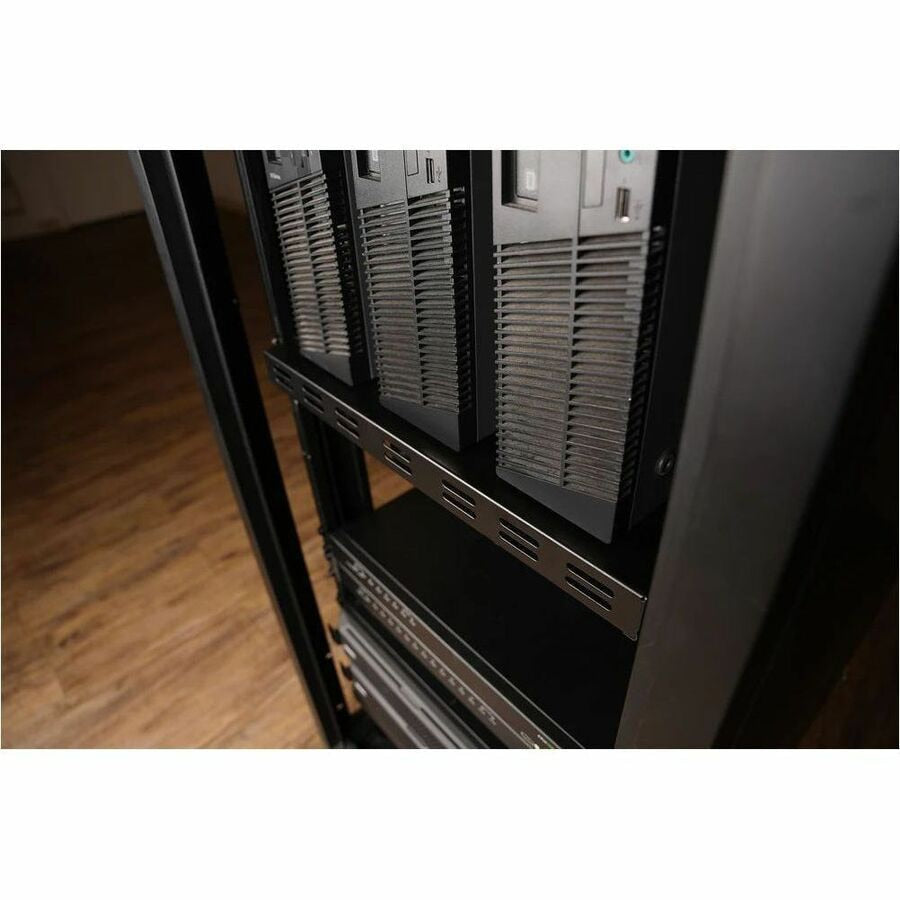 IOGEAR GRSH01 Adjustable Depth Heavy Duty Fixed Rack Shelf