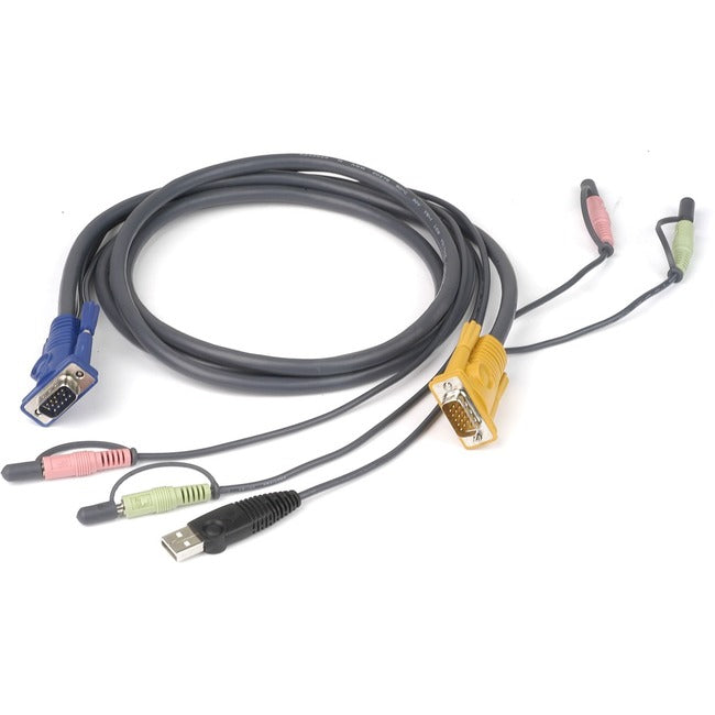 IOGEAR USB KVM Multimedia Cable G2L5302U