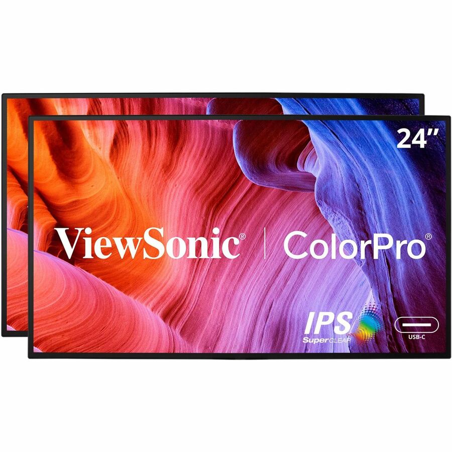 IPS Monitor Dual Pack - 24 Inch 1080p USB-C Display | ViewSonic VP2468A_H2