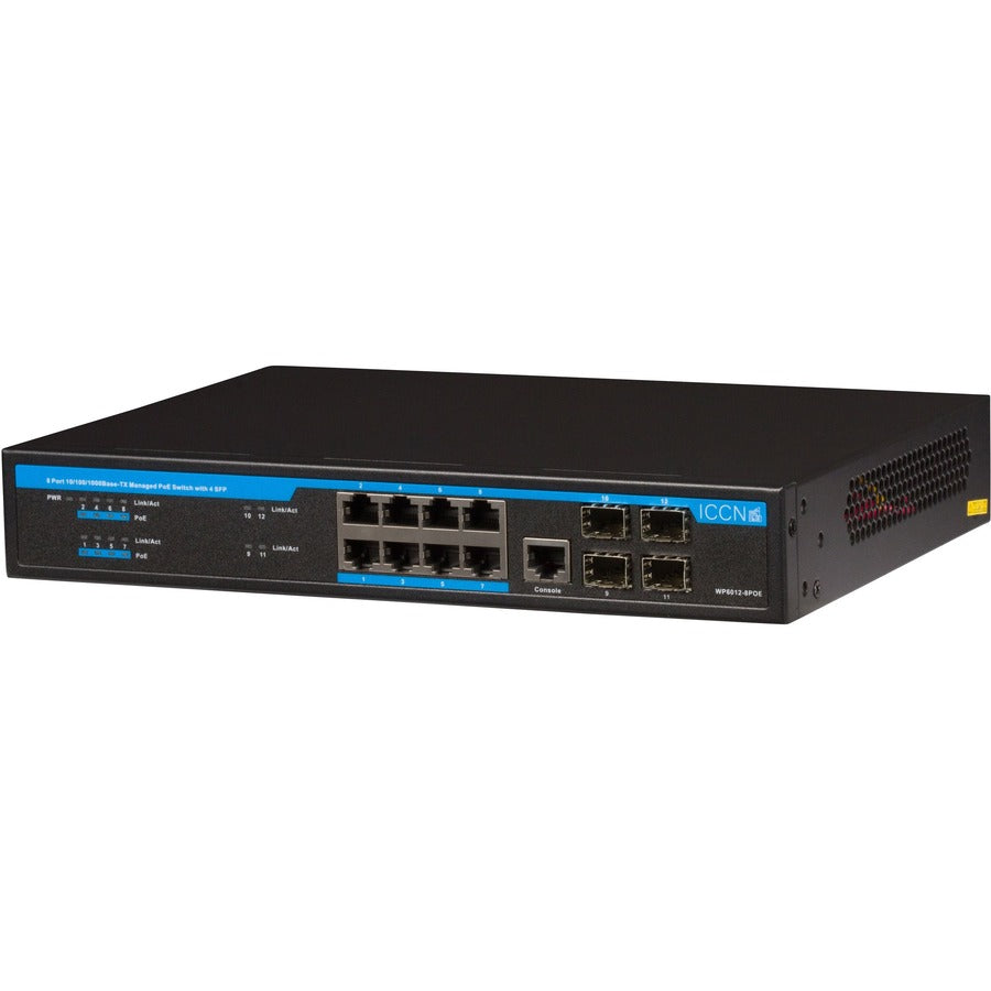 Iccn Ethernet Switch Wp6012-8Poe-Iccn