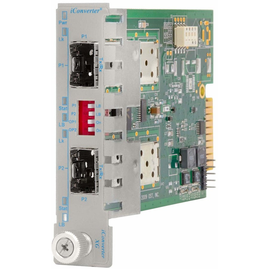 Iconverter 10 Gigabit Ethernet Fiber Media Converter Sfp+ To Sfp+ 10Gbps Module Wide Temp
