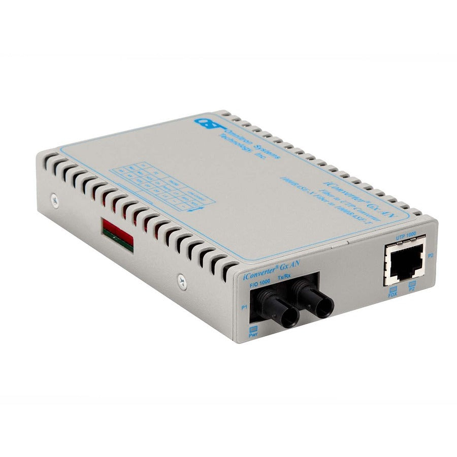 Iconverter 1000Mbps Gigabit Ethernet Fiber Media Converter Rj45 St Multimode 550M