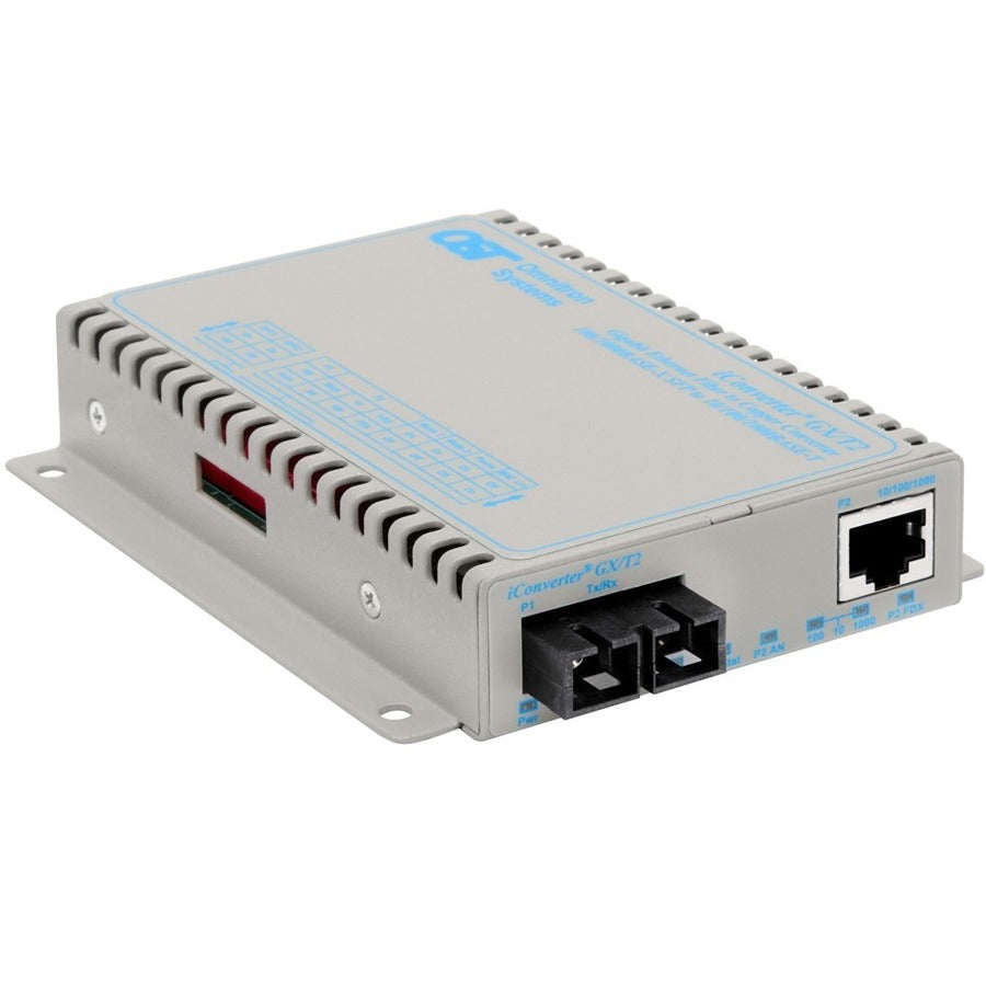 Iconverter 10/100/1000 Gigabit Ethernet Fiber Media Converter Sc Single-Mode 12Km 8523N-1-F