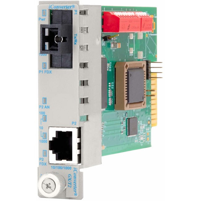Iconverter 10/100/1000 Gigabit Ethernet Single-Fiber Media Converter Sc Single-Mode Bidi 20Km Module 8530N-1