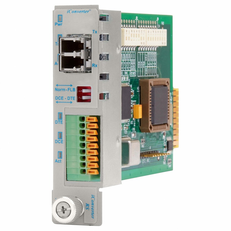 Iconverter Rs-422/485 Serial To Fiber Media Converter Terminal Lc Single-Mode 60Km Module