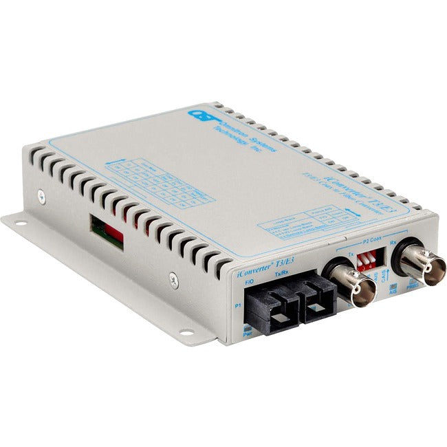 iConverter T3/E3 Fiber Media Converter Coaxial SC Single-Mode 30km 8743-1-D