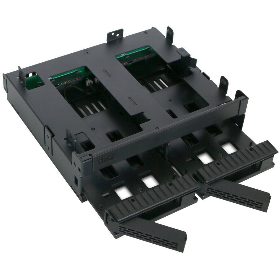 Icy Dock ExpressCage MB732SPO-B Drive Enclosure for 5.25 - Serial ATA/600 Host Interface Internal - Black"