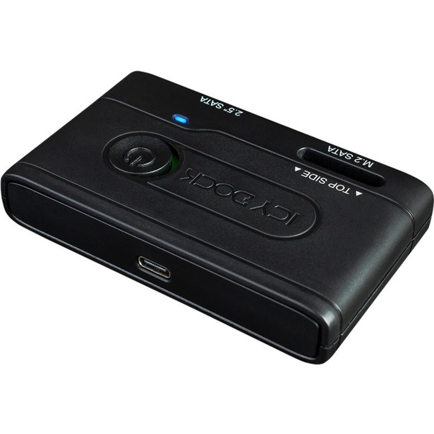 Icy Dock EZ-Adapter MB031U-1SMB Drive Enclosure SATA, M.2 - USB 3.2 (Gen 1) Type C Host Interface External - Black