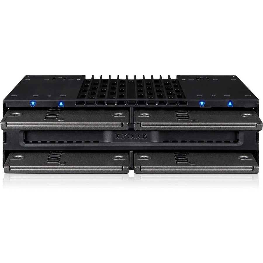 Icy Dock FlexiDOCK MB024SP-B Drive Enclosure 12Gb/s SAS, SATA/600 - Serial ATA/600 Host Interface External - Black