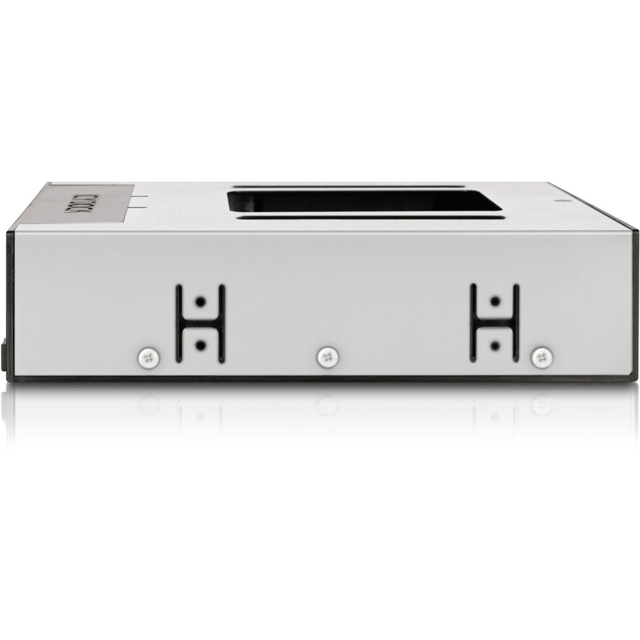 Icy Dock FlexiDOCK MB795SP-B Drive Enclosure for 5.25 - Serial ATA/600 Host Interface Internal - Black"