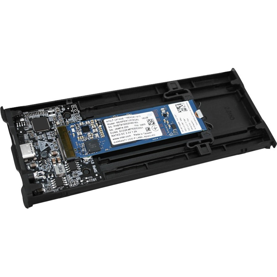 Icy Dock Icynano Mb861U31-1M2B Drive Enclosure Pci Express Nvme, M.2 - Usb 3.2 (Gen 2) Type C Host Interface External - Black