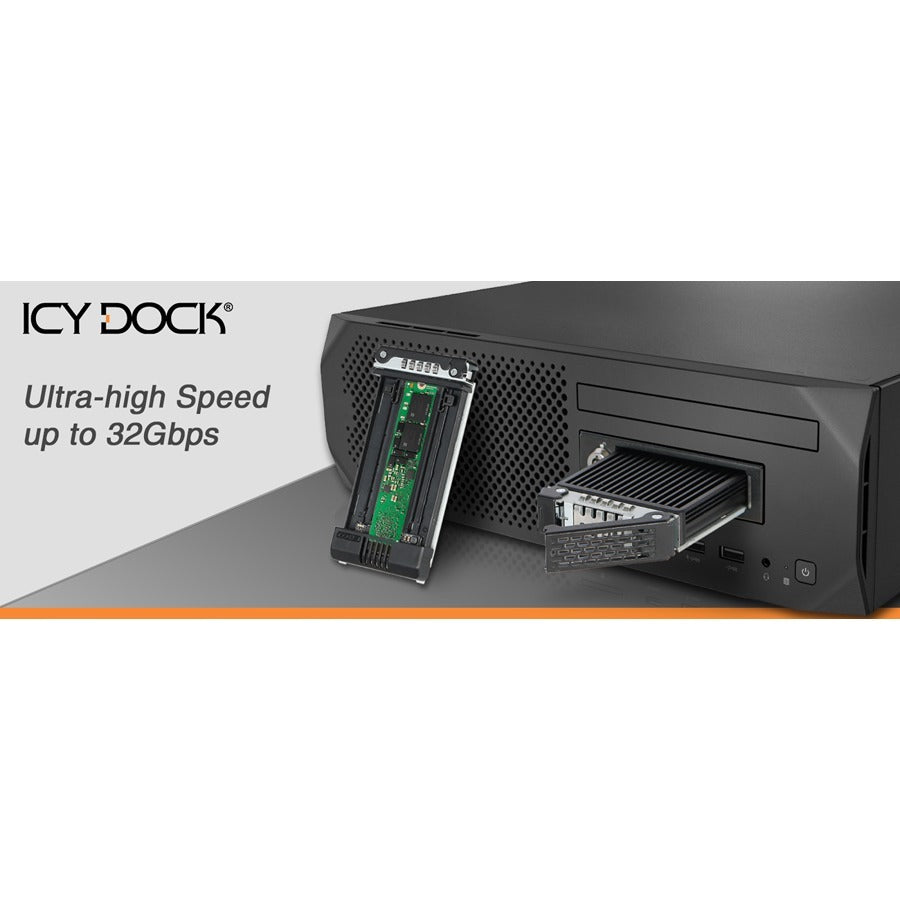 Icy Dock ToughArmor MB601M2K-1B Drive Bay Adapter for 3.5 M.2